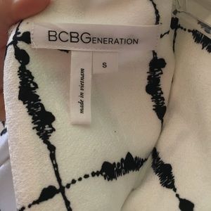 BCBG black and white cocktail dress!